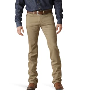Khaki bootcut jeans mens hot sale